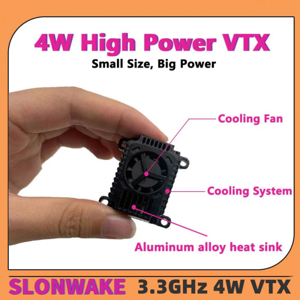 - Remote Control (Rc) Drone - SLONWAKE FPV 3.3G 16CH 4000mW High