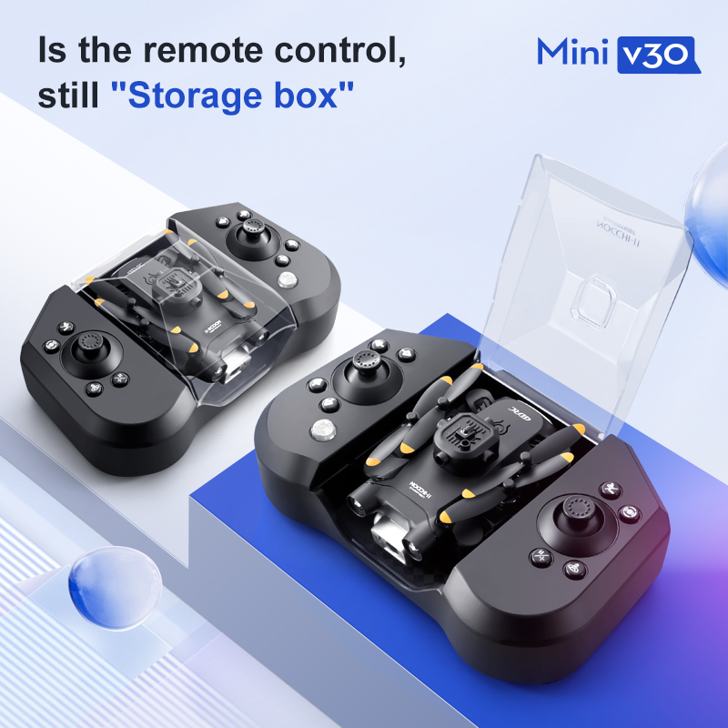 Mini V30 WiFi FPV Drone With 4 - Dron Rc Quadcopter บทวิจารณ์และราคา