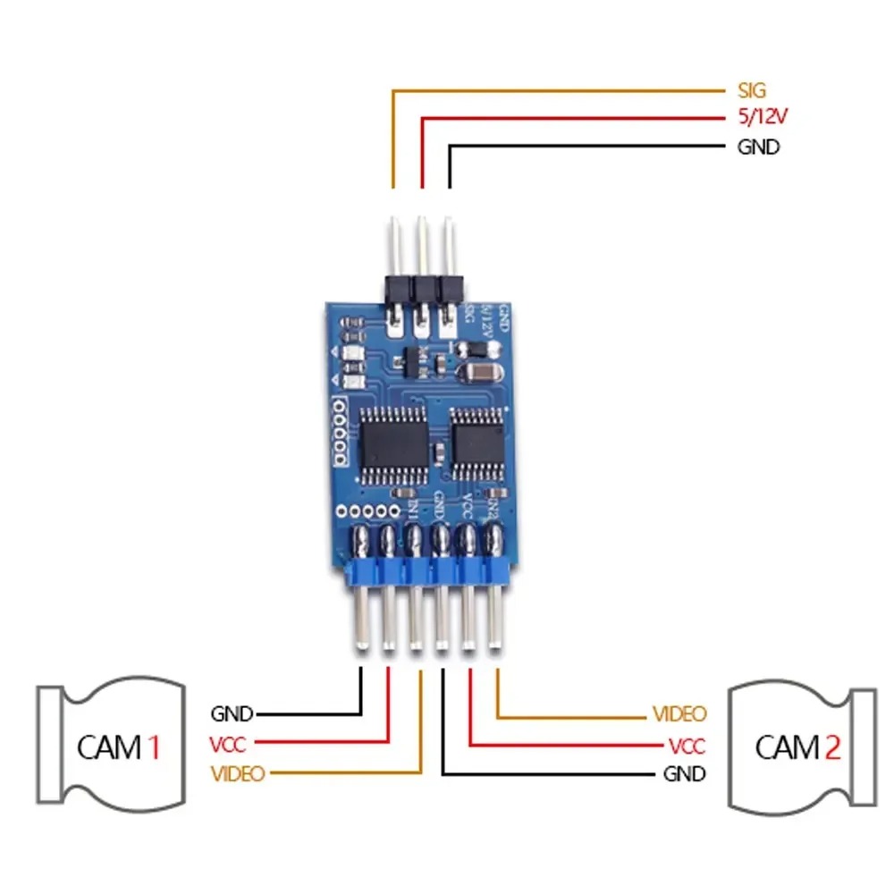 3 Channel Video Switcher Modul - Drone Switch Rc บทวิจารณ์และราคา