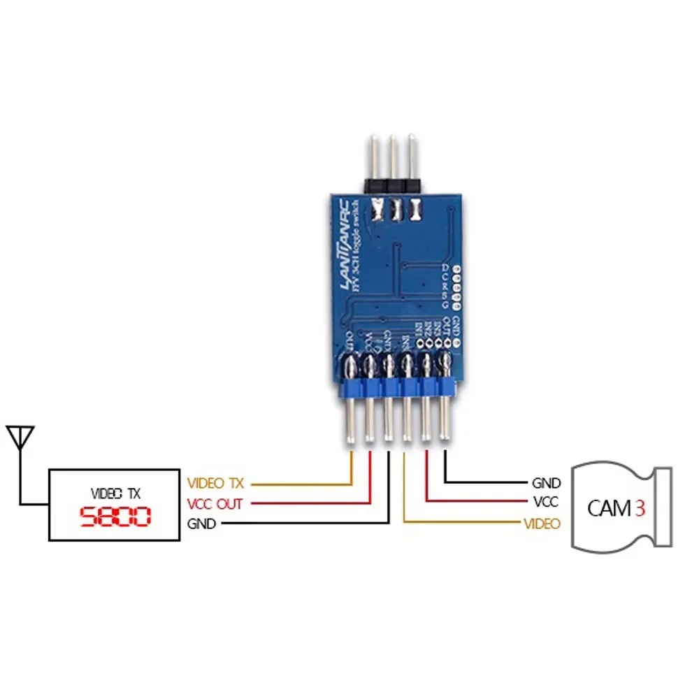 3 Channel Video Switcher Modul - Drone Switch Rc บทวิจารณ์และราคา