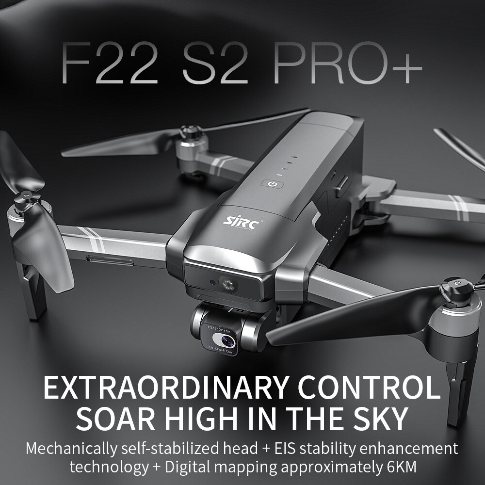 SJRC F22 S2 PRO+ Drone GPS 6KM - Drone Sjrc บทวิจารณ์และราคา