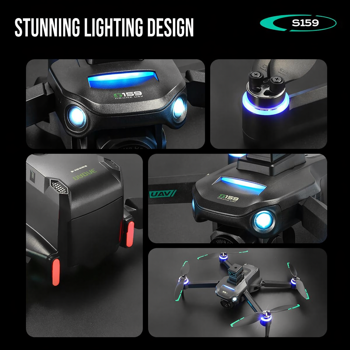 S159 Obstacle Avoidance Drone  - Drone Rc Gps S159 บทวิจารณ์และราคา
