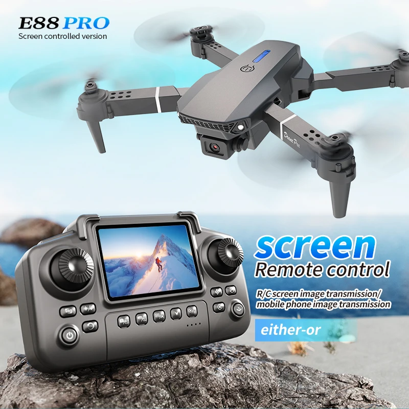 Professional E88 PRO Drone wit - Dron Rc Quadcopter บทวิจารณ์และราคา