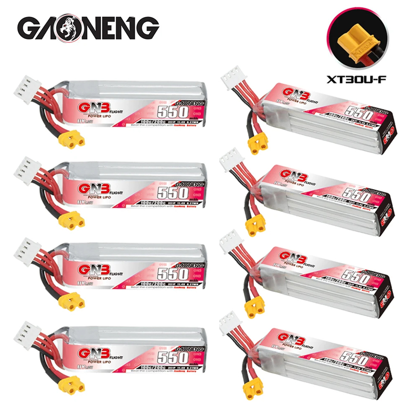GNB HV 11.4V 550mAh 100C/200C  - Dron Rc Quadcopter บทวิจารณ์และราคา