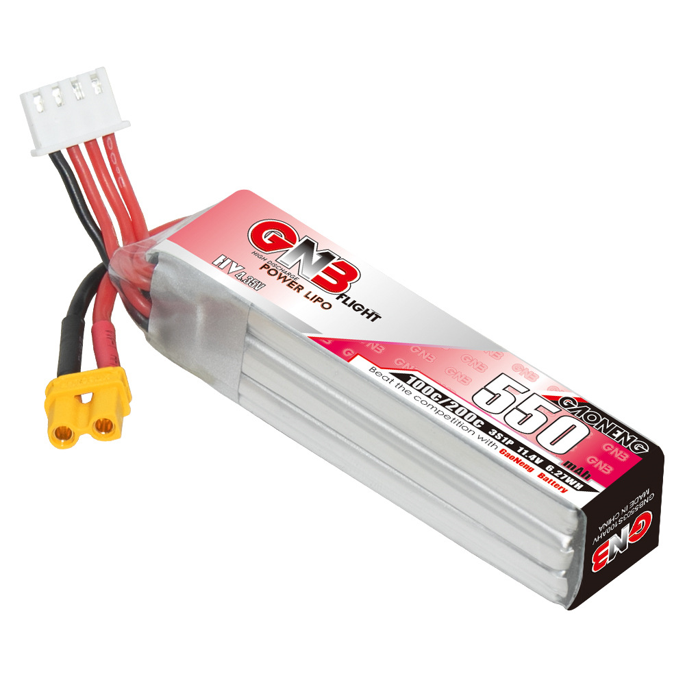 GNB HV 11.4V 550mAh 100C/200C  - Dron Rc Quadcopter บทวิจารณ์และราคา