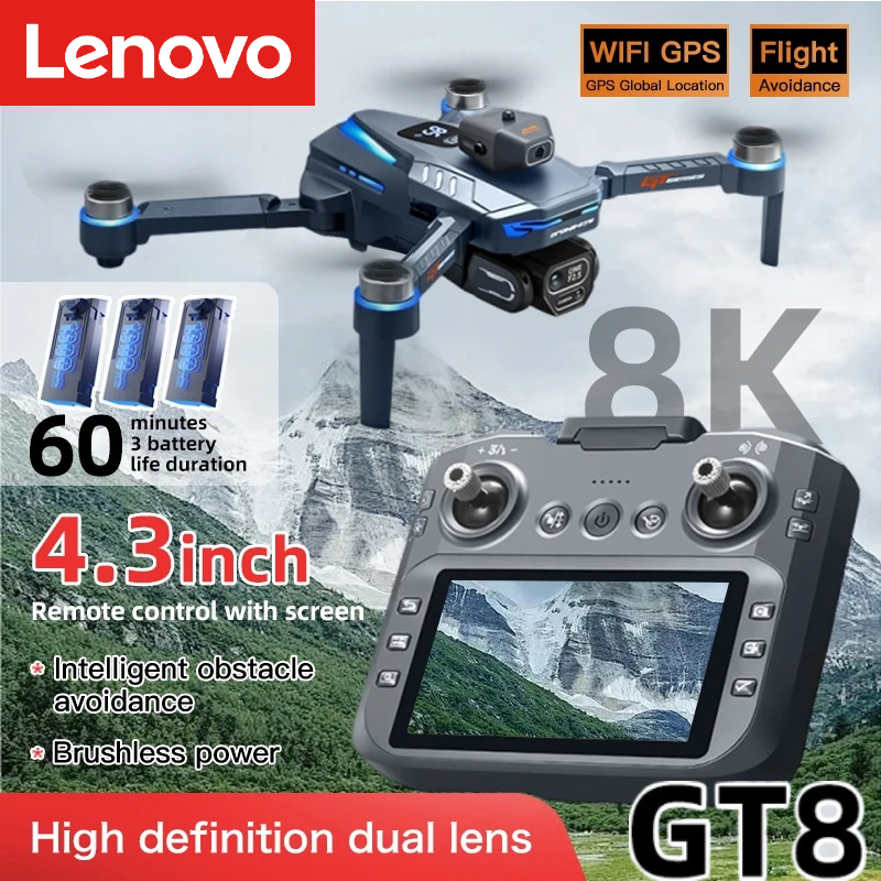 Lenovo GT8 Drone 8K Profession - Drone Gt8 Rc บทวิจารณ์และราคา