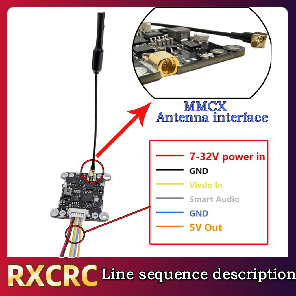 RXCRC 5.8G Module 48CH 1.6W VT - - Remote Control (Rc) Drone บทวิจารณ์และราคา