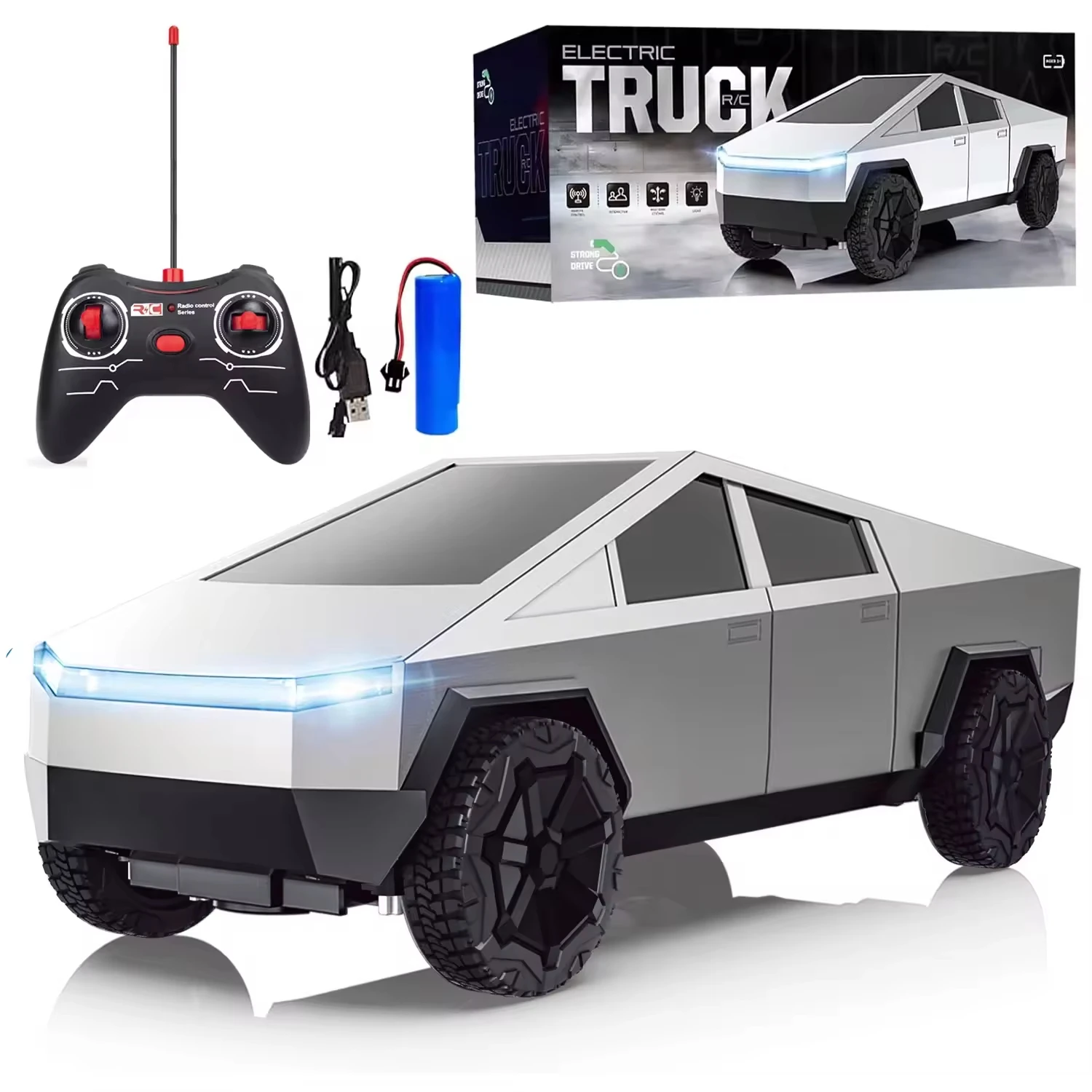 1:24 RC Cybertruck Pickup 4WD  - Drone Lidi Rc บทวิจารณ์และราคา