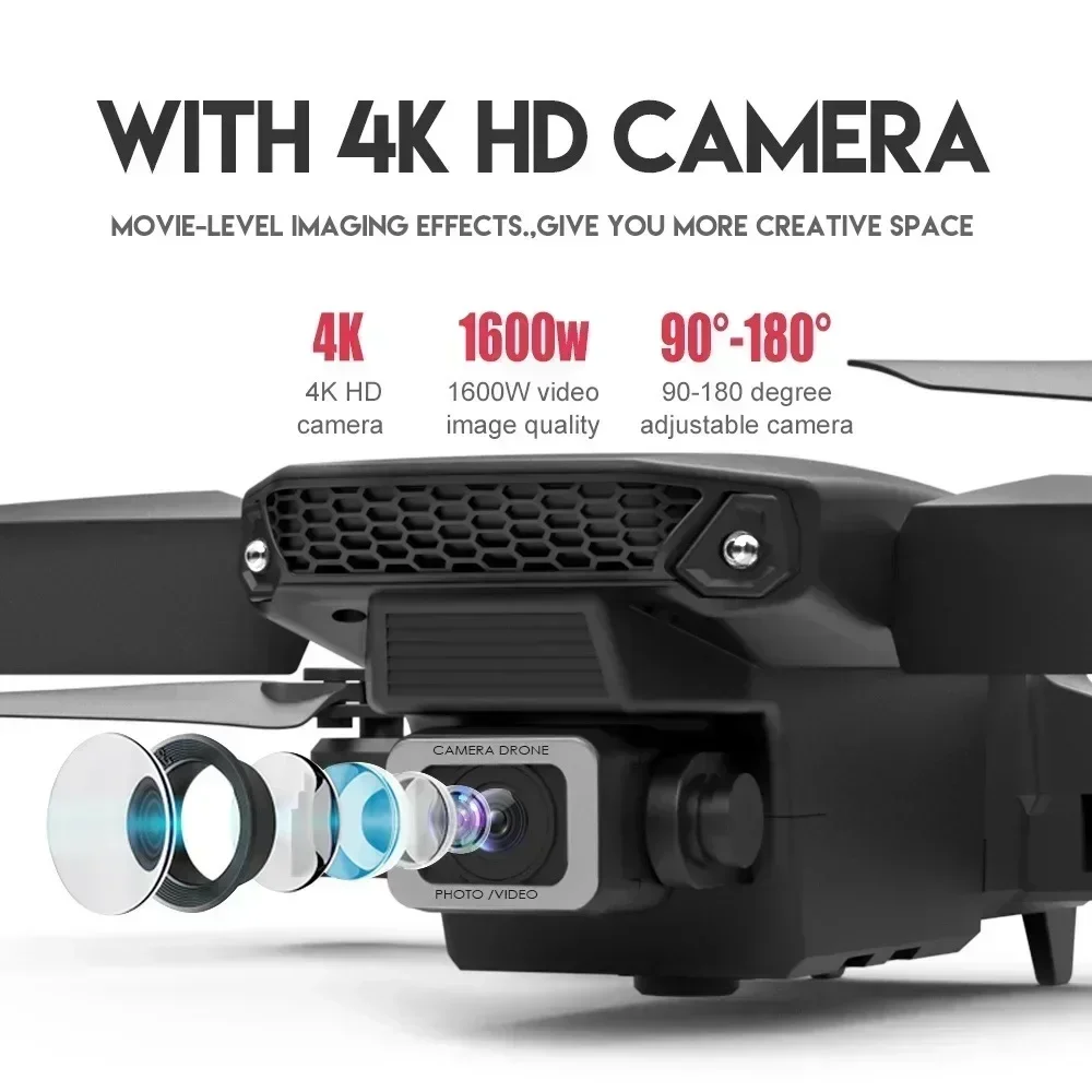 E88 Pro WIFI FPV Drone Wide An - Dron Rc Quadcopter บทวิจารณ์และราคา