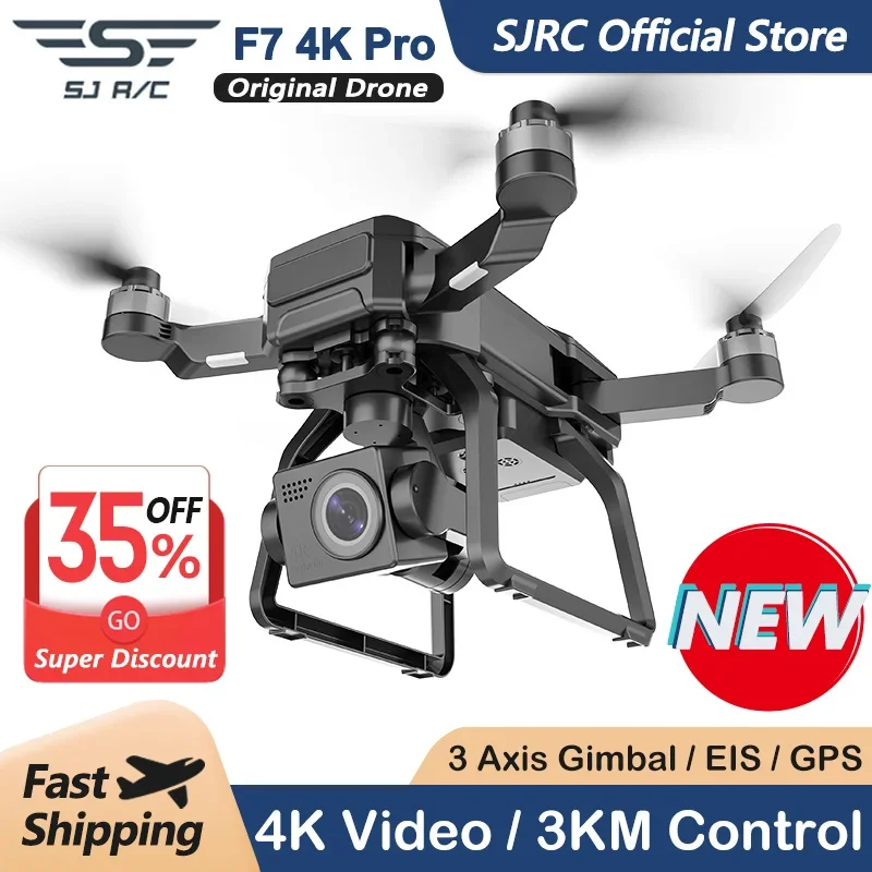 SJRC F7 4K PRO Camera Drone GP - Drone Sjrc บทวิจารณ์และราคา