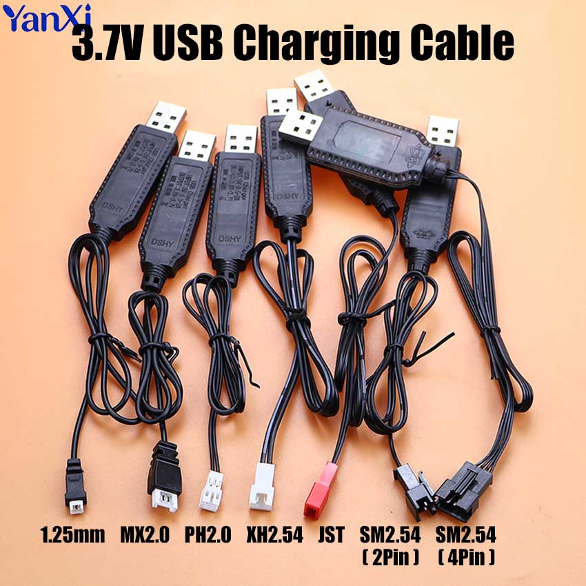 USB Charger Cable For 3.7V Lit - Dron Rc Quadcopter บทวิจารณ์และราคา