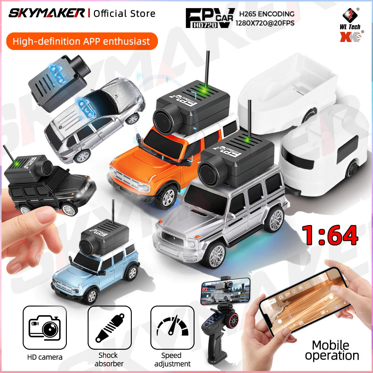 Wltoys Mini FPV APP Control Ca - Drone Lidi Rc บทวิจารณ์และราคา