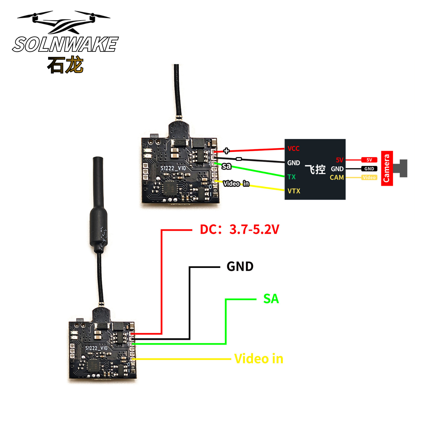 SLONWAKE Nano 5.8G 48CH 200mW  - - Remote Control (Rc) Drone บทวิจารณ์และราคา