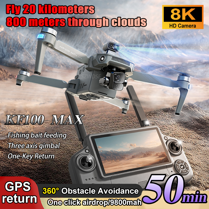 SJRC KF100 MAX 8K UHD Photo HD - Drone Sjrc บทวิจารณ์และราคา