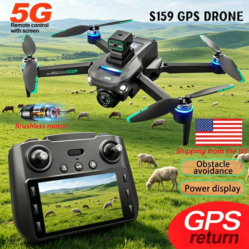 S159 GPS Drone 8K HD Dual Came - Drone Rc Gps S159 บทวิจารณ์และราคา