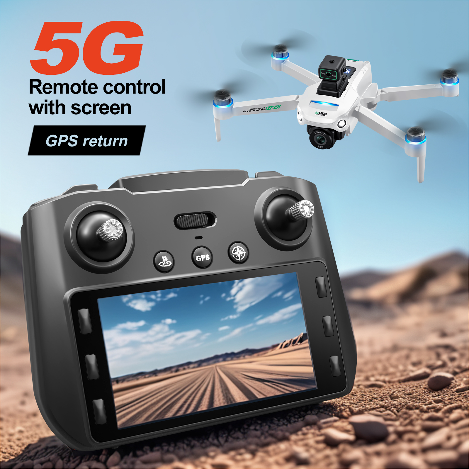 S159 GPS Drone 8K HD Dual Came - Drone Rc Gps S159 บทวิจารณ์และราคา