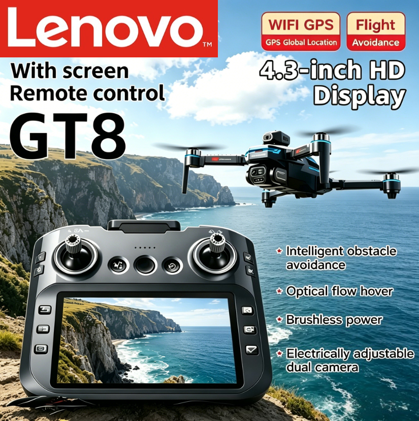 Lenovo GT8 GPS Drone 8K HD Dua - Drone Gt8 Rc บทวิจารณ์และราคา