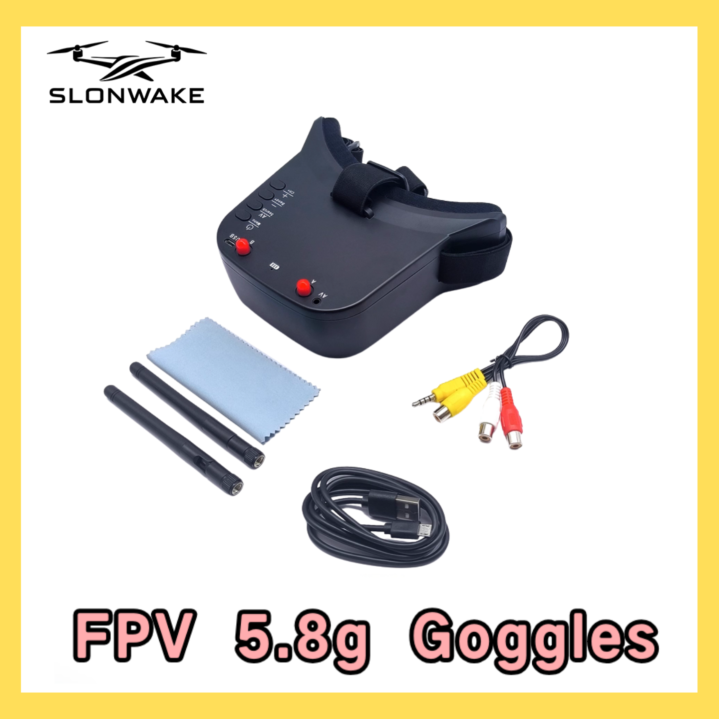SLONWAKE 5.8G 48CH FPV 400mw V - - Remote Control (Rc) Drone บทวิจารณ์และราคา