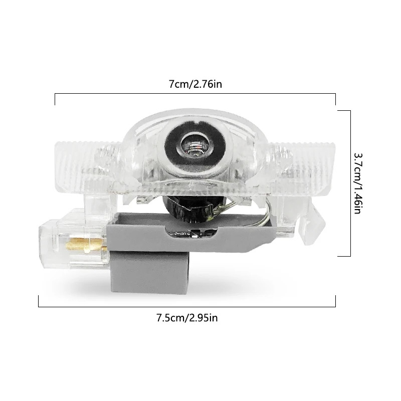 2Pcs LED Projector Lamp Car Do - Drone Lidi Rc บทวิจารณ์และราคา