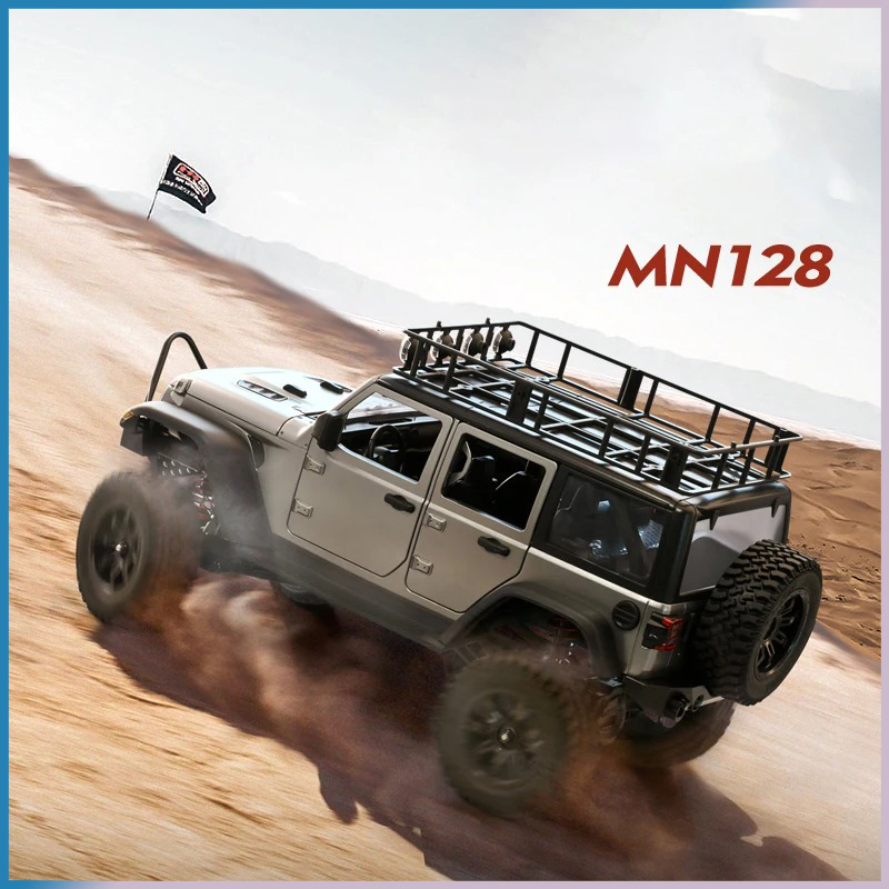 RC Crawler 4x4 Car MN128  2.4G - Drone Lidi Rc บทวิจารณ์และราคา