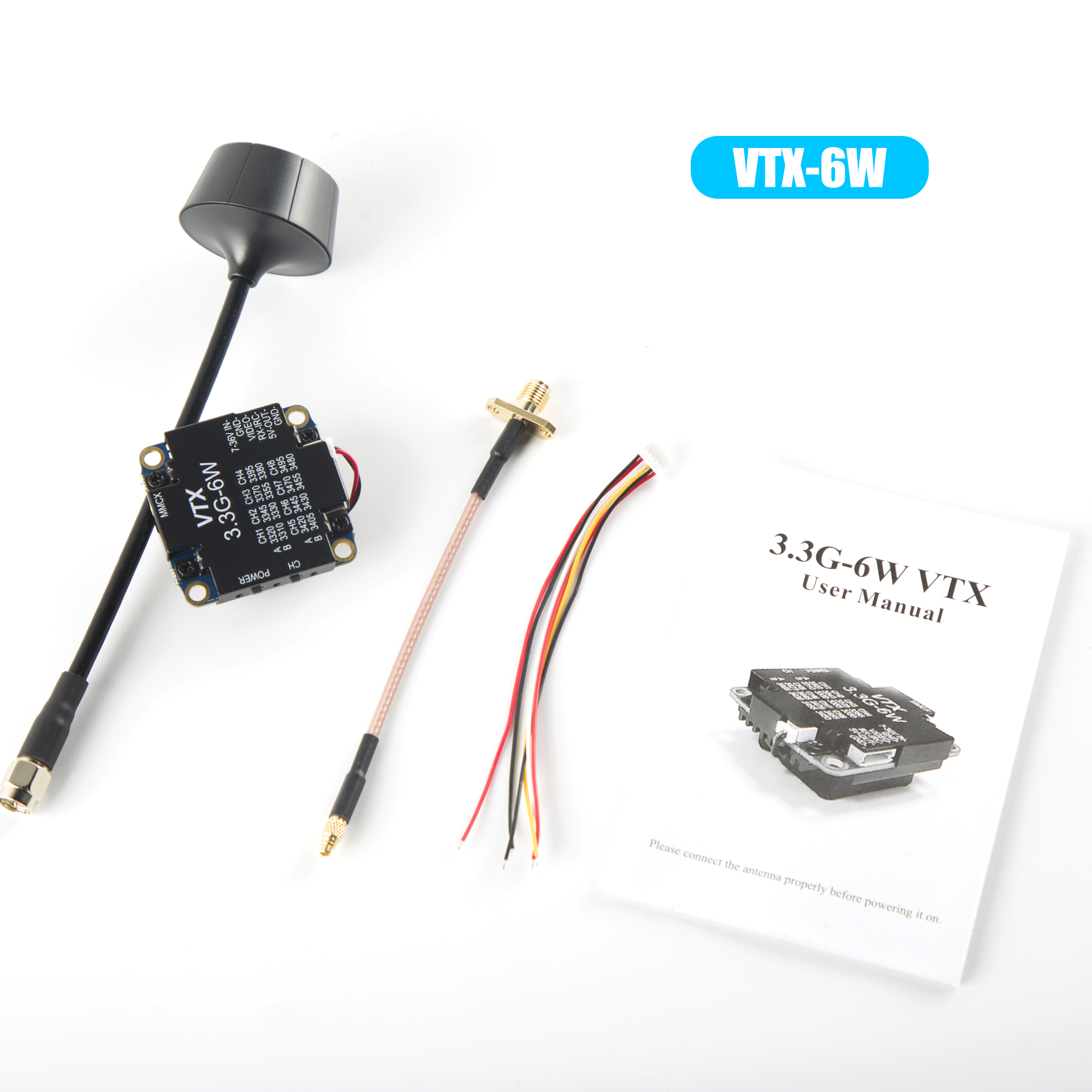 FPV Video Transmitter 3.3G 6W  - - Remote Control (Rc) Drone บทวิจารณ์และราคา