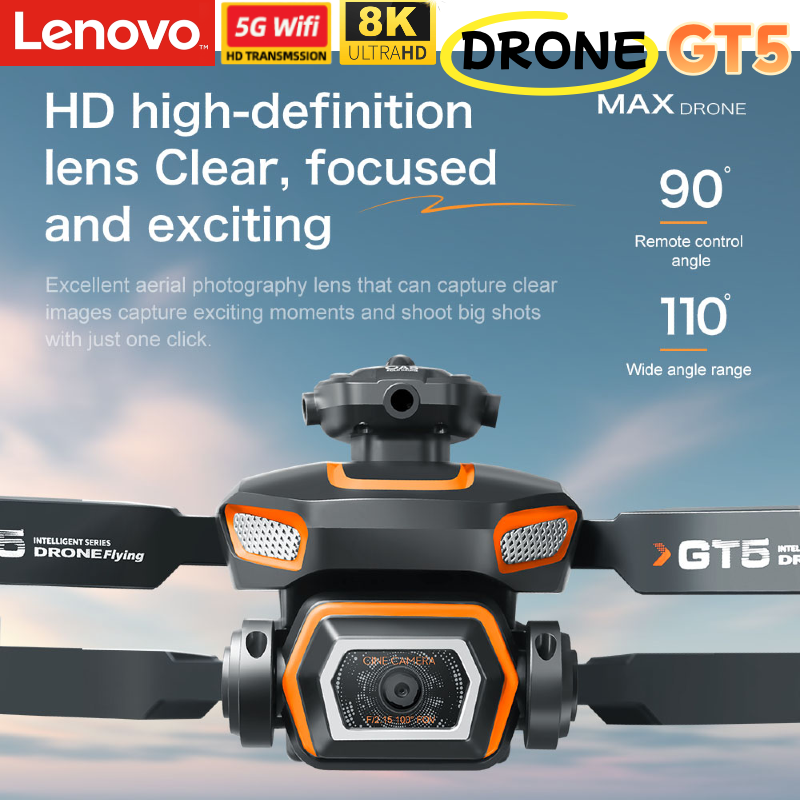 Lenovo Drone 8K Camera GT8 GT5 - Drone Gt8 Rc บทวิจารณ์และราคา