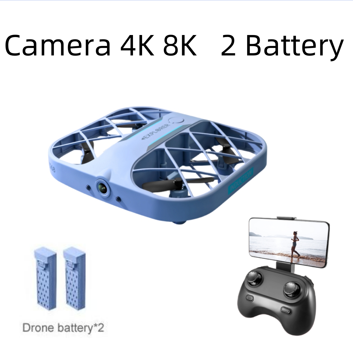 JJRC H107 FPV RC Drone with 2  - Dron Rc Quadcopter บทวิจารณ์และราคา